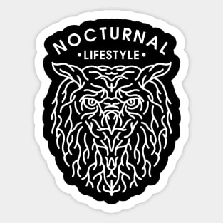 Nocturnal Lifestyle 2 Sticker